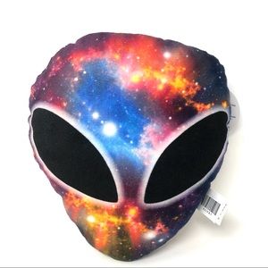 A&A Global Industries - Alien Head Galaxy Print Style Plush 7”